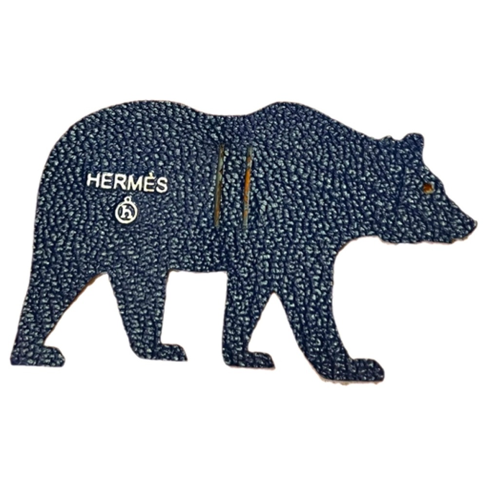 Hermes Bear Charm. New w ribbon!